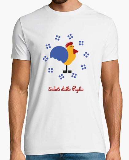T-shirt con Gallo