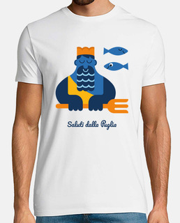 T-shirt con Poseidone
