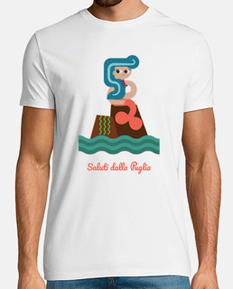 T-shirt con Sirena