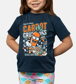 t-shirt crunchie di carota giovanile cartoni animati