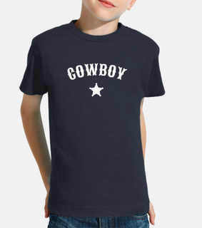t-shirt da cowboy a cavallo cowboy