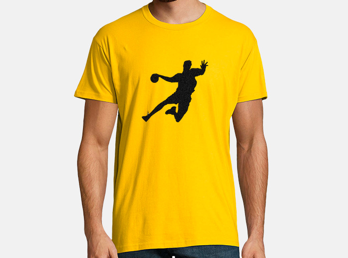 design 1 guy handball t shirt tostadora