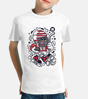 t-shirt divertente cartoni animati t-shirt divertente hockey su ghiaccio