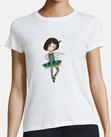 T-shirt donna, manica corta, cotone organico