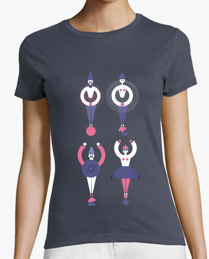 T-shirt Donna, manica corta, grigia scura,...