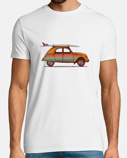 t-shirt due cavalli vintage - surf 2cv