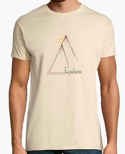 T-shirt esplora la montagna