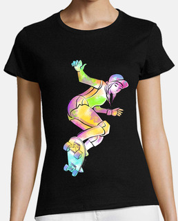 t-shirt femme skate girl