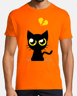 t-shirt gatto arrabbiato