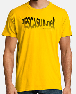 t-shirt gialla - nero logo