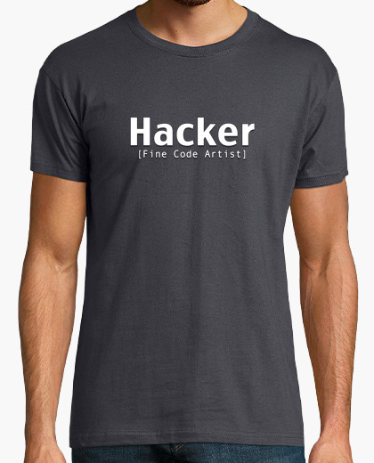 T-shirt hacker multa code artista,...