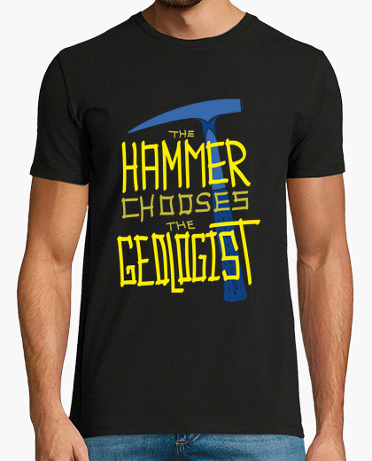 T-shirt il hammer sceglie il geologo