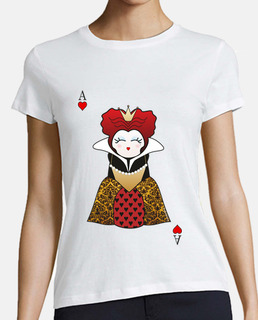 t-shirt kokeshi queen of hearts