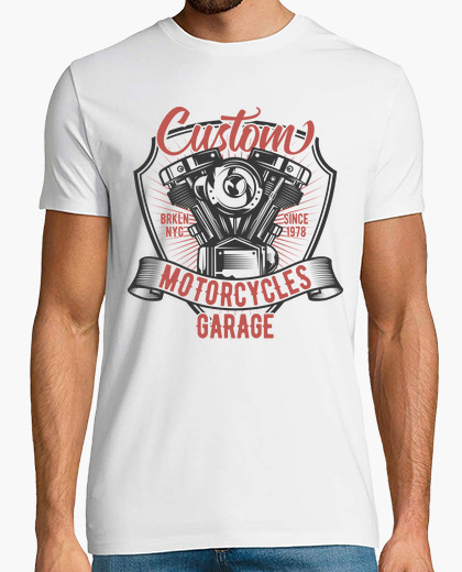 T Shirt Motorcycles Bikers Vintage Garage Mechanic Tostadora Com