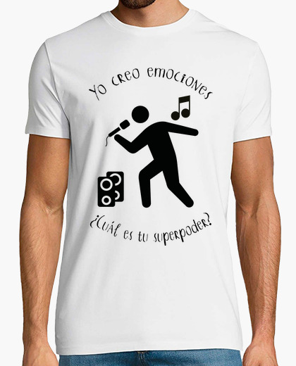 T-shirt musicista - cantante