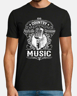 t-shirt nashville tennessee musique country rockabilly microphone rock n roll USA