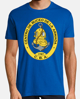t-shirt navy diving center mod.3-2