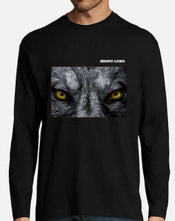 t-shirt occhi di gruppo lupo