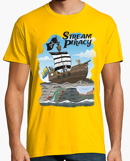 T-shirt pirateria fluente