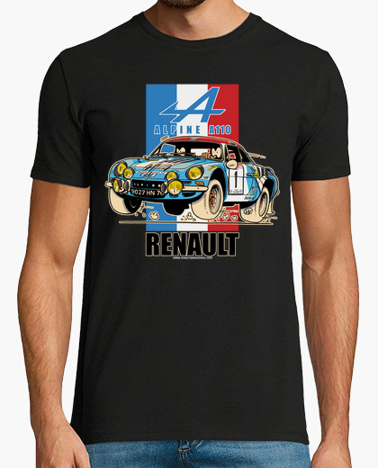 T-shirt renault alpine a110 tour de corse