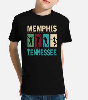 t-shirt rock and roll bambini memphis tennessee rockabilly vintage anni &#39;50 anni &#39;60 e &#39;