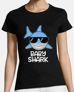 t-shirt shark adventure fun baby shark family humor