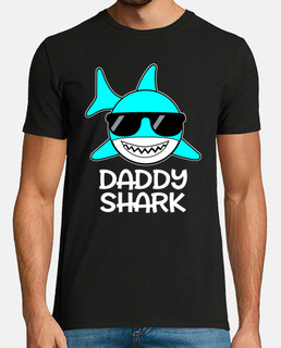t-shirt shark adventure fun daddy shark family humor
