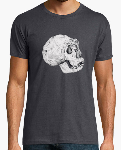 T-shirt skull homo ergaster