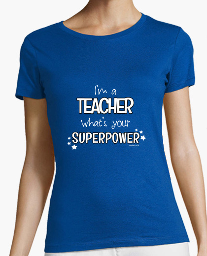 T-shirt Sono un insegnante, qual è il tuo...