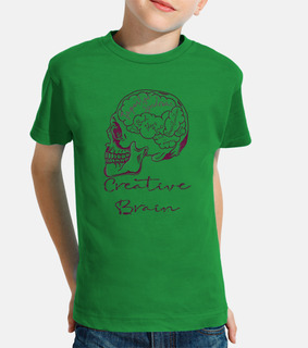 t-shirt t-shirt - brain creativo - purple