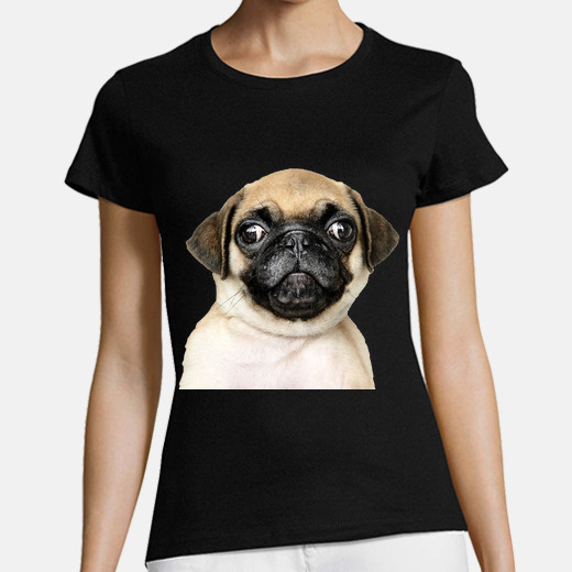 T Shirt Taglio Regolare Disegno Cane Pug Carlino Neonato Tostadora It