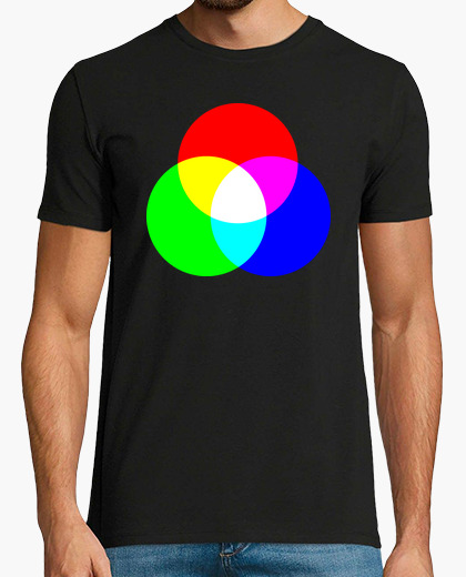 T-shirt tee shirt colori primari