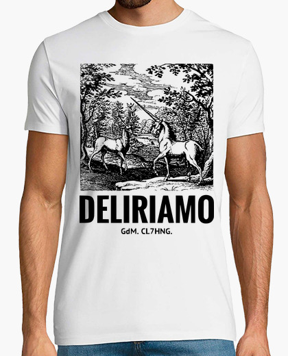 T-shirt Unicorno e Cervo