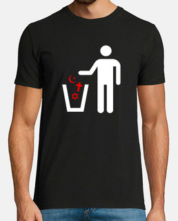 t-shirt unisexe - poubelle dans la poubelle