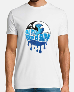T-Shirt Uomo - ALL YOU NEED IS SURF