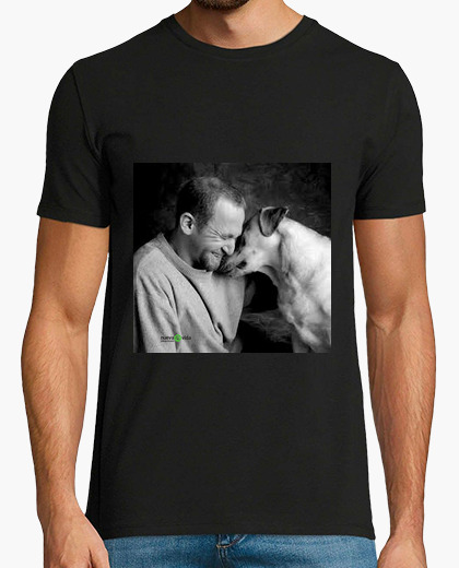 T-shirt uomo e cane