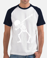 T-shirt uomo, manica corta, stile baseball