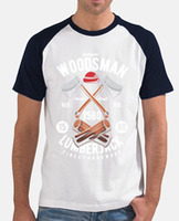 T-shirt uomo, manica corta, stile baseball
