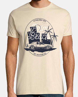 t-shirt vacances plages voitures 1972