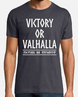 t-shirt victoire ou valhalla