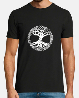 t-shirt viking pour homme arbre vie yggdrasil