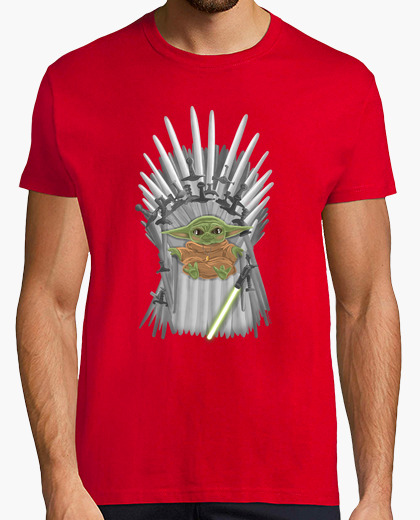 T-shirt Yoda sul trono di ferro