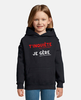 T inquiète je gère rouge blanc