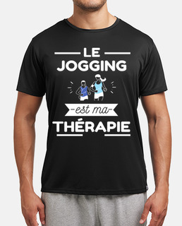 t shirt jogging my therapy jogging