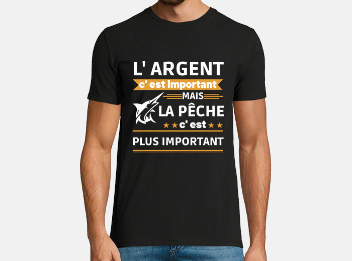 Tablier humoristique pour pêcheur - le tee-shirt du pêcheur