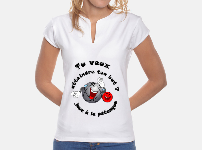 T shirt petanque online femme