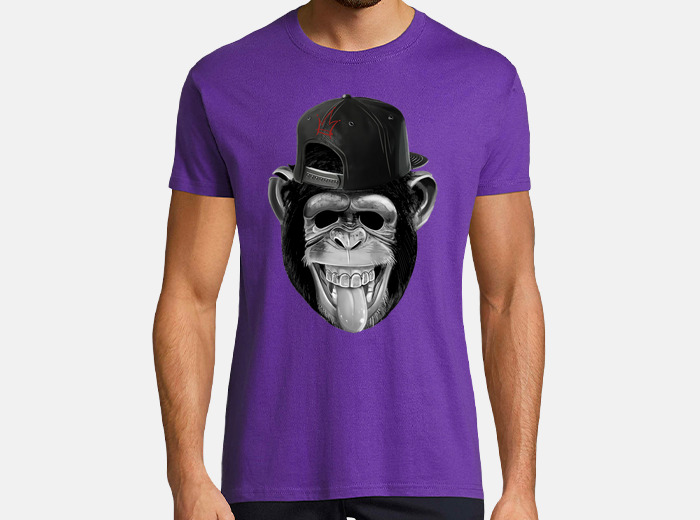 Tee shirt t shirt tete de singe tostadora