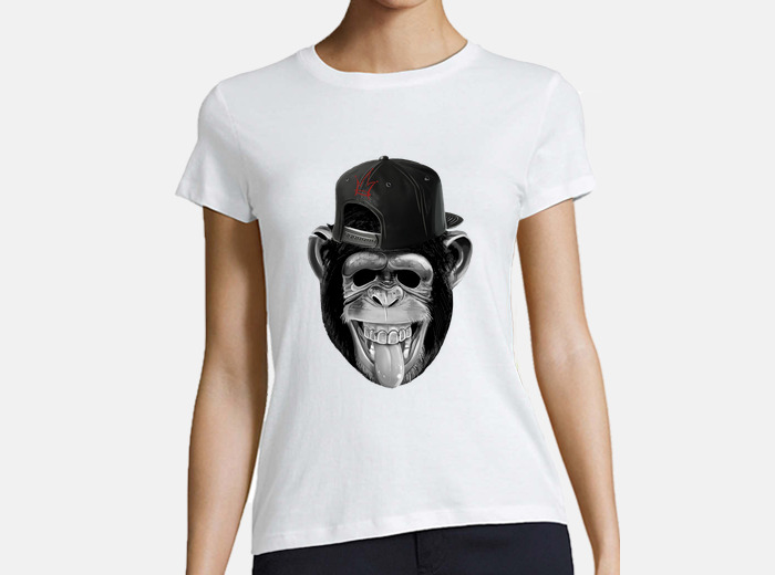 Tee shirt t shirt tete de singe tostadora