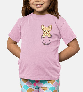 tasca chihuahua - camicia per bambini