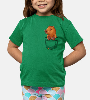 tascabile carino capibara - camicia per bambini